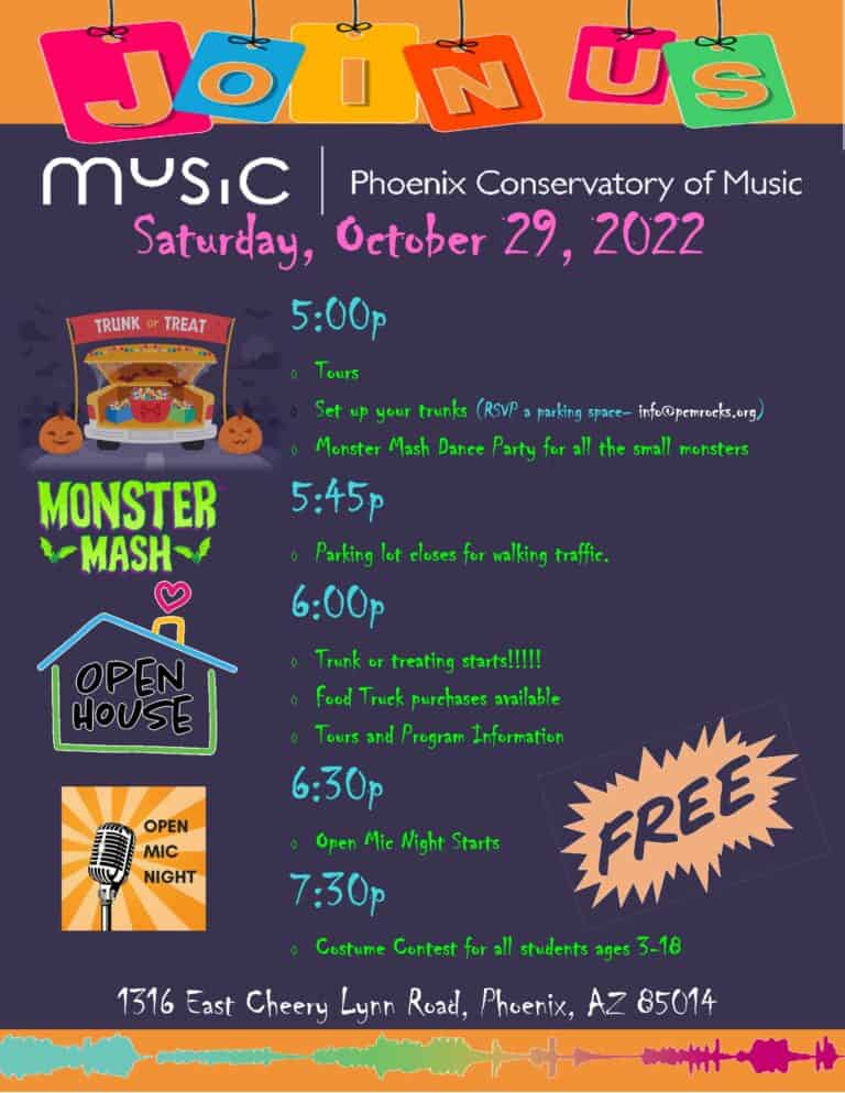 PCM's Trunk or Treat 2022 Flyer