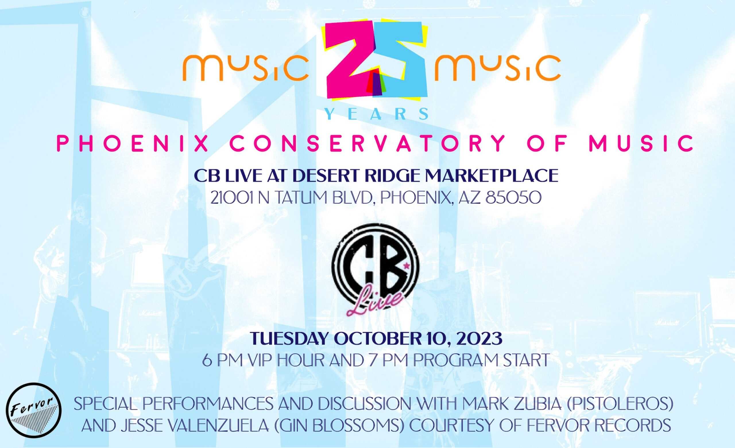 Header for PCM 25th Anniversary Celebration