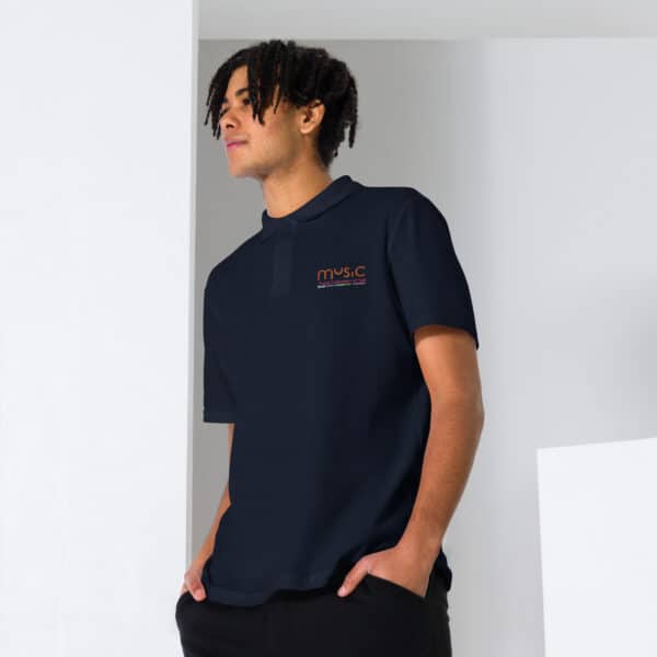 Unisex pique polo shirt - Image 4